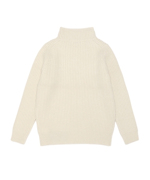 Ray BEAMS（レイビームス）の「Ray BEAMS / 5G 畦編 ハイネック（ニット/セーター・レディース・ネイビー/オフホワイト/シルバー・ONE SIZE）」の20枚目の写真