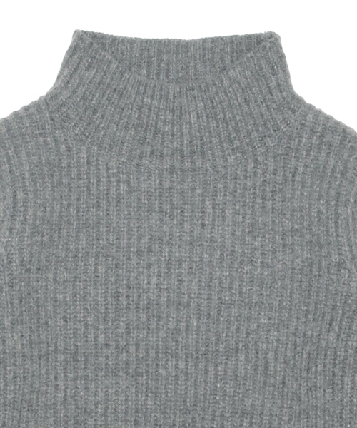 Ray BEAMS（レイビームス）の「Ray BEAMS / 5G 畦編 ハイネック（ニット/セーター・レディース・ネイビー/オフホワイト/シルバー・ONE SIZE）」の21枚目の写真