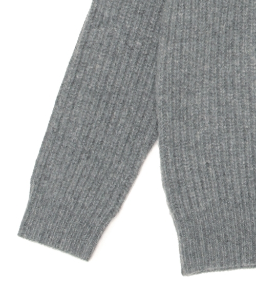 Ray BEAMS（レイビームス）の「Ray BEAMS / 5G 畦編 ハイネック（ニット/セーター・レディース・ネイビー/オフホワイト/シルバー・ONE SIZE）」の22枚目の写真