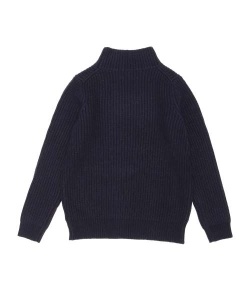 Ray BEAMS（レイビームス）の「Ray BEAMS / 5G 畦編 ハイネック（ニット/セーター・レディース・ネイビー/オフホワイト/シルバー・ONE SIZE）」の16枚目の写真