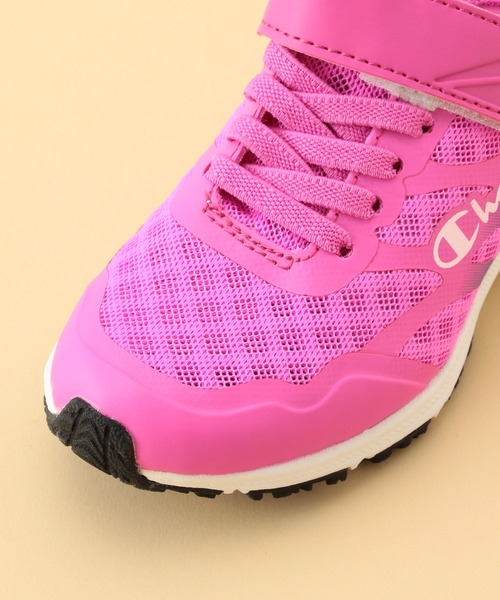 Champion（チャンピオン）の「【ROPE' PICNIC KIDS】【Champion】Jr.SPEED COURT MAGIC（スニーカー・キッズ・ネイビー/ピンク・20/18/19/17）」の8枚目の写真