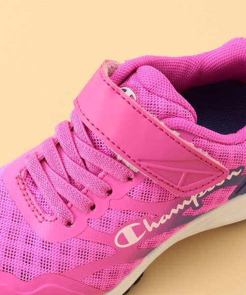 Champion（チャンピオン）の「【ROPE' PICNIC KIDS】【Champion】Jr.SPEED COURT MAGIC（スニーカー・キッズ・ネイビー/ピンク・20/18/19/17）」の7枚目の写真