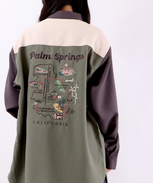 セール Power To The People 刺繍長袖ビックシルエットオーバーシャツ シャツ ブラウス Power To The People パワートゥーザピープル のファッション通販 Zozotown