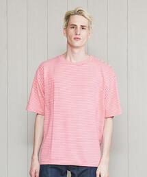 H　BEAUTY&YOUTH UNITED ARROWS | ＜H＞COTTON LINEN BORDER T-SHIRT/Tシャツ(Tシャツ/カットソー)