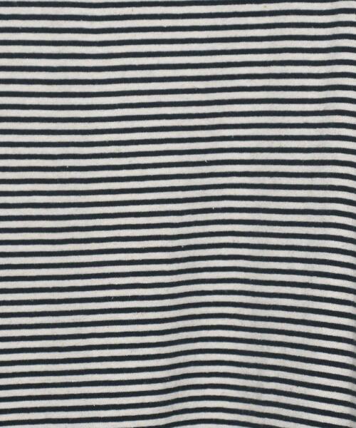 H　BEAUTY&YOUTH UNITED ARROWS（エイチビューティーアンドユースユナイテッドアローズ）の「＜H＞COTTON LINEN BORDER T-SHIRT/Tシャツ（Tシャツ/カットソー・メンズ・ダークグリーン/ピンク/オレンジ・LARGE/SMALL/MEDIUM）」の13枚目の写真