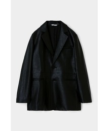 MOUSSY | F／LEATHER TAILORED ジャケット(セットアップ)