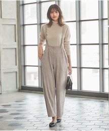 KOBE LETTUCE（コウベレタス）の「スウェードライクオールインワン（つなぎ/オールインワン）」