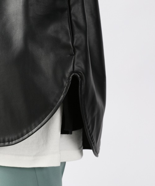 LOWRYSFARM レザージャケット LOWRYS FARM（ローリーズファーム）の「Fレザージャケット