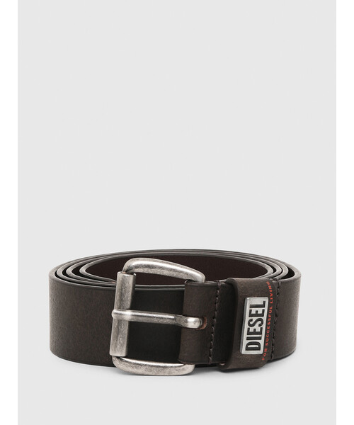 DIESELロゴプレートベルト　最終価格!! DIESEL（ディーゼル）の「メンズ ロゴプレート ベルト（ベルト