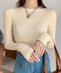 リブニットトップス