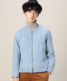 BEAUTY&YOUTH UNITED ARROWS | BY デニム ノーカラー　ライダース ◆(ノーカラージャケット)