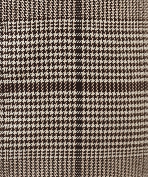 PairPair(ペアペア)の「チェックダブルジャケット(セットアップ)(テーラードジャケット・レディース・ブラウン・FREE)」の5枚目の写真