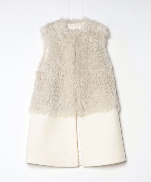 セール】GELLI / ムートン コンビジレ（ベスト）｜EFFE BEAMS