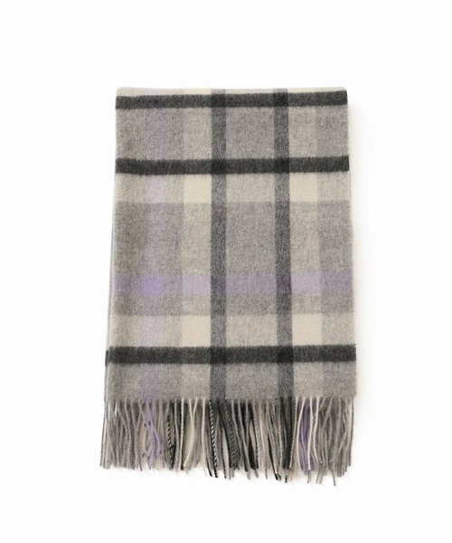 SLOBE IENAツイードミルSLOBE別注 チェックストール SLOBE IENA（スローブイエナ）の「【TWEEDMILL/ツイードミル