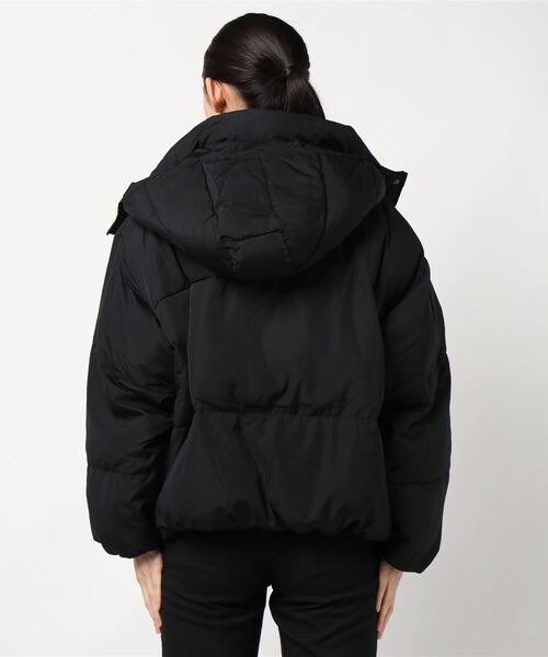 RAG MACHINE（ラグマシーン）の「【RAG MACHINE】ショート中綿ジャケット（ダウンジャケット/コート・レディース・ベージュ/ブラック/ブラウン・M/L）」の5枚目の写真