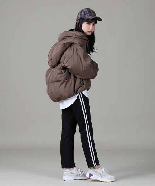 RAG MACHINE（ラグマシーン）の「【RAG MACHINE】ショート中綿ジャケット（ダウンジャケット/コート・レディース・ベージュ/ブラック/ブラウン・M/L）」の15枚目の写真