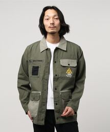 VANS ヴァンズ DRILL CHORE COAT MILITARY VN0A4RQ4ZIP GRAPE LEAF