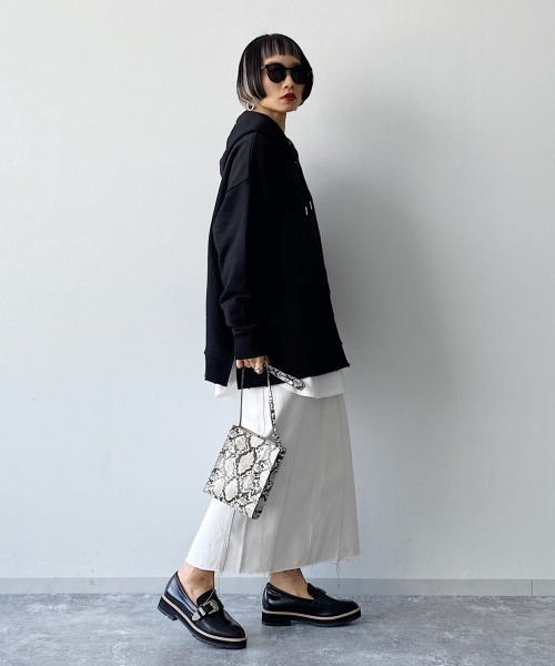 PAGEBOY（ページボーイ）の「シアーブリーチデニムスカート