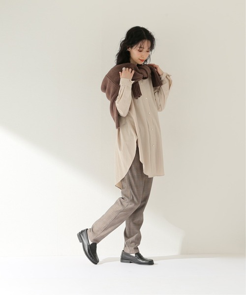 JOURNAL STANDARD - ジャーナルスタンダードレリューム　コットンレーヨンバックフレアチュニックブラウス JOURNAL STANDARD relume（ジャーナルスタンダード レリューム