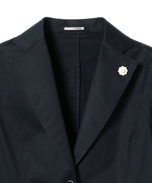 EFFE BEAMS（エッフェビームス）の「LARDINI / HAVANA ツイル シャツジャケット（テーラードジャケット・レディース・ネイビー/ホワイト・40/38）」の6枚目の写真