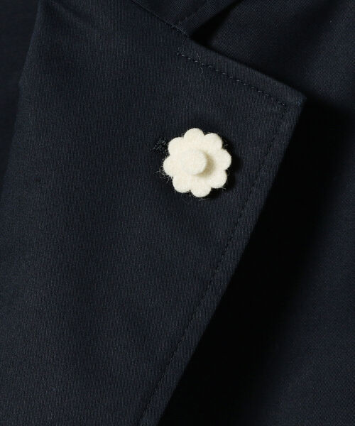 EFFE BEAMS（エッフェビームス）の「LARDINI / HAVANA ツイル シャツジャケット（テーラードジャケット・レディース・ネイビー/ホワイト・40/38）」の7枚目の写真