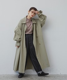 Libra Cue | 【2021/ss】パフボリュームトレンチコート(トレンチコート)