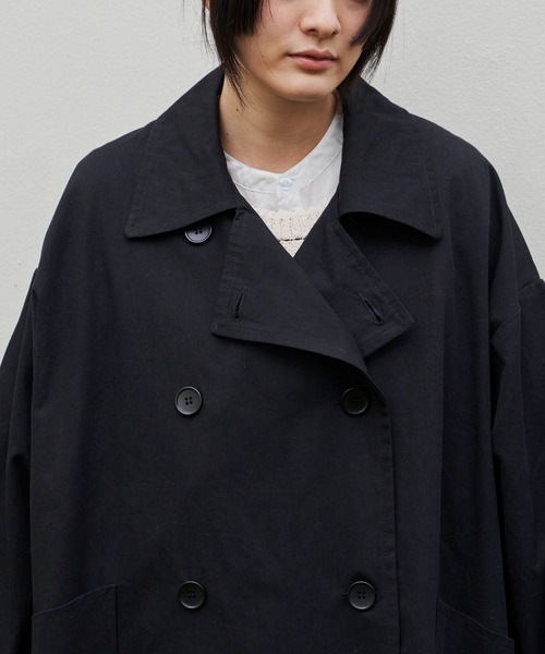 2019年秋冬アーカイブ　クードス トレンチコートTOO MANY BUTTON 楽天市場】トレンチコート レディース 春 秋 スタンドカラー