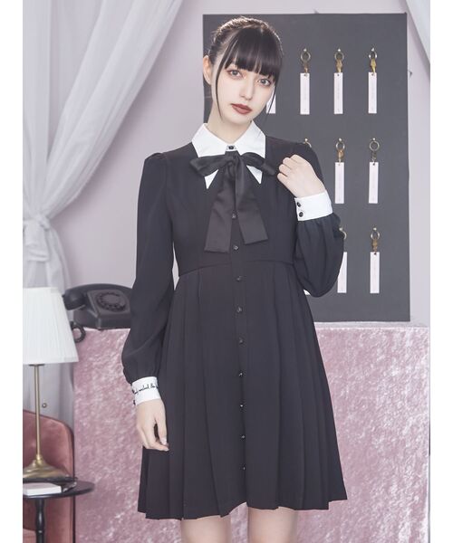 セール ボウタイバイカラーワンピース ワンピース Eatme イートミー のファッション通販 Zozotown