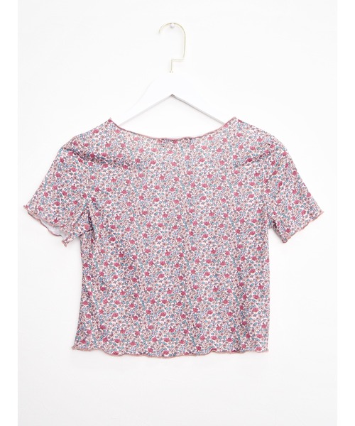 JUMELLE（ジュメロ）の「ドローイングフラワーT（Tシャツ/カットソー・レディース・ベージュ/ピンク・FREE）」の8枚目の写真