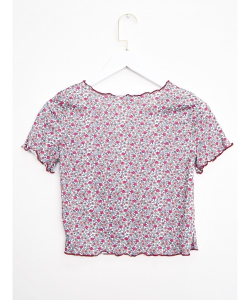 JUMELLE（ジュメロ）の「ドローイングフラワーT（Tシャツ/カットソー・レディース・ベージュ/ピンク・FREE）」の5枚目の写真