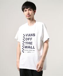 VANS ヴァンズ M CHECKER&BOLD S/STEE ショートスリーブ 121R1011600 WHITE