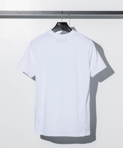 1piu1uguale3 RELAX（ウノピュウノウグァーレトレリラックス）の「1PIU1UGUALE3 RELAX(ウノピゥウノウグァーレトレ)ボックスロゴ立体刺繍Tシャツ（Tシャツ/カットソー・メンズ・ホワイト×ブラック/ブラック/ホワイト/グレー・S/XL/L/XXL/M）」の8枚目の写真