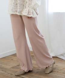 Crisp | リブメロウフレアパンツ(その他パンツ)