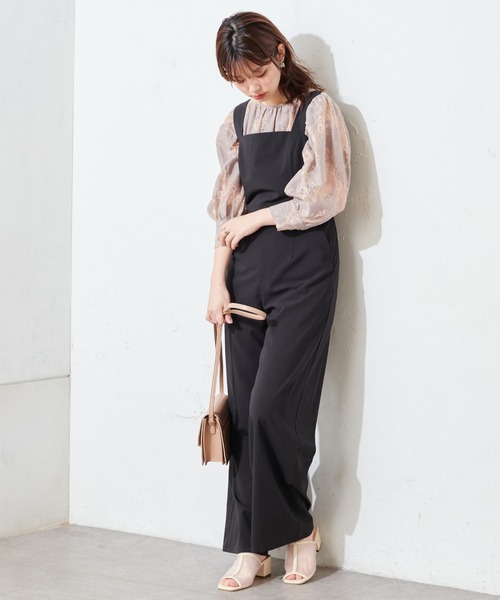natural couture（ナチュラルクチュール）の「配色レースパフブラウス（シャツ/ブラウス・レディース・ピンク/オレンジ系その他/グレイッシュベージュ・FREE）」の14枚目の写真
