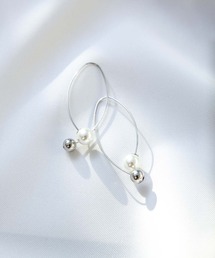 パールキャッチドロップピアス