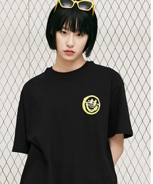 ISTKUNST | 『ISTKUNST/イストクンスト』LOGO&SMILEY TEE/ロゴ&スマイルプリント 半袖Tシャツ(Tシャツ/カットソー)