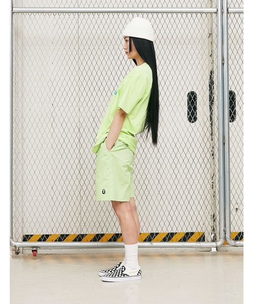 ISTKUNST(イストクンスト)の「『ISTKUNST/イストクンスト』LOGO&SMILEY TEE/ロゴ&スマイルプリント 半袖Tシャツ(Tシャツ/カットソー・レディース・ホワイト/ライトブルー/ブラック/パープル/ネイビー/ライトグリーン/ライトグレー・M/L)」の18枚目の写真