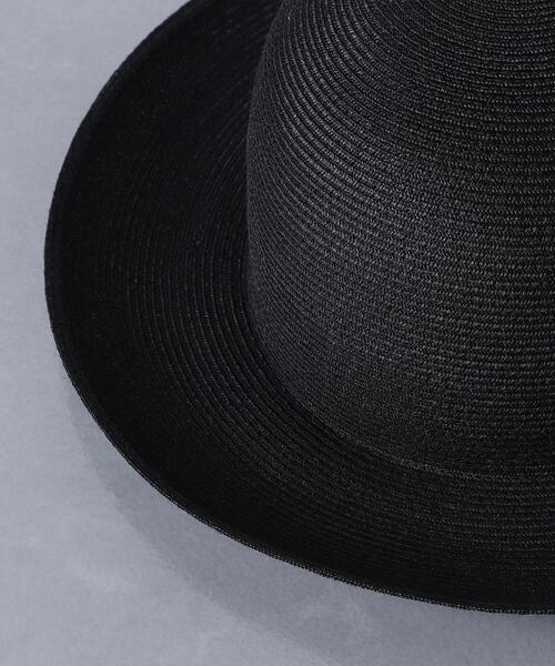 KIJIMA TAKAYUKI(キジマ タカユキ)の「<KIJIMA TAKAYUKI(キジマ タカユキ)> グラスハット(ハット・メンズ・ブラック/ナチュラル・3/2)」の5枚目の写真