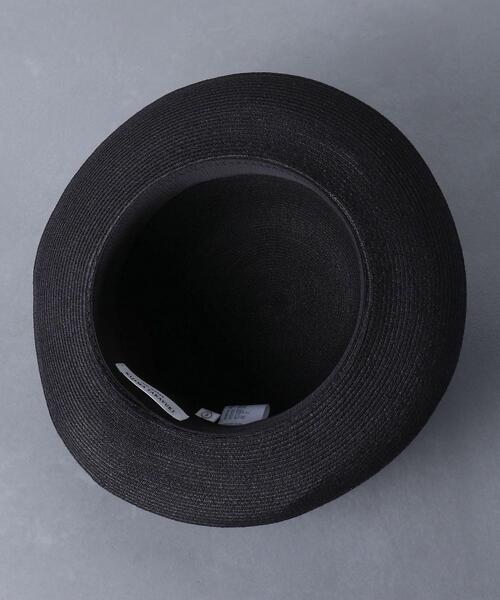 KIJIMA TAKAYUKI(キジマ タカユキ)の「<KIJIMA TAKAYUKI(キジマ タカユキ)> グラスハット(ハット・メンズ・ブラック/ナチュラル・3/2)」の6枚目の写真