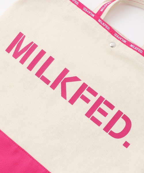 MILKFED.（ミルクフェド）の「LOGO TAPE SHOULDER BAG（ショルダーバッグ・レディース・ホワイト/ブラック/レッド/ピンク・ONE SIZE）」の10枚目の写真