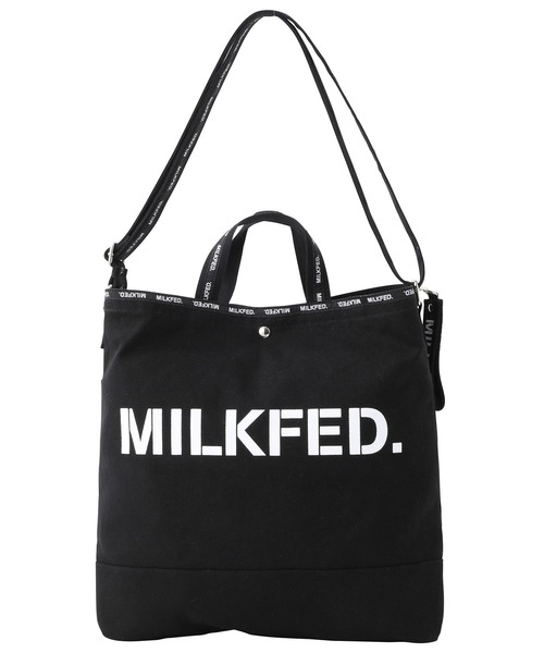 MILKFED.（ミルクフェド）の「LOGO TAPE SHOULDER BAG（ショルダーバッグ・レディース・ホワイト/ブラック/レッド/ピンク・ONE SIZE）」の11枚目の写真