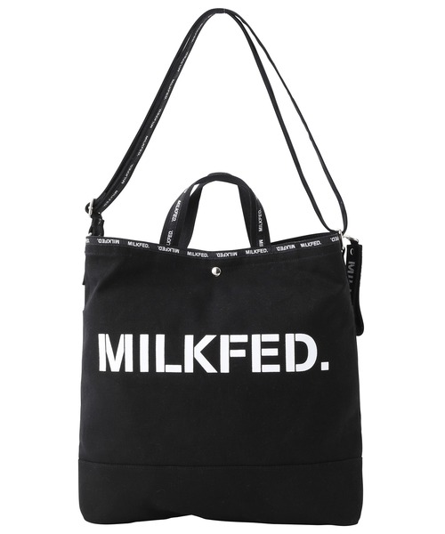 MILKFED.（ミルクフェド）の「LOGO TAPE SHOULDER BAG（ショルダーバッグ・レディース・ホワイト/ブラック/レッド/ピンク・ONE SIZE）」の15枚目の写真