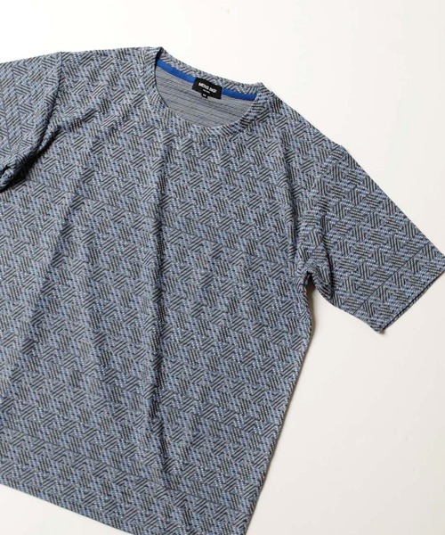 MEN'S BIGI（メンズビギ）の「ジャガード編みエスニックカットソー（Tシャツ/カットソー・メンズ・ブラウン/イエロー/ブルー/グリーン・01/02/03）」の3枚目の写真