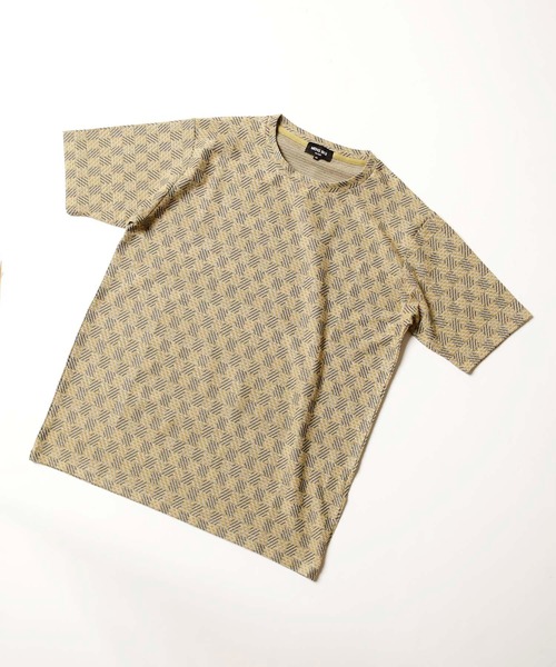 MEN'S BIGI（メンズビギ）の「ジャガード編みエスニックカットソー（Tシャツ/カットソー・メンズ・ブラウン/イエロー/ブルー/グリーン・01/02/03）」の5枚目の写真