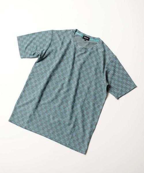 MEN'S BIGI（メンズビギ）の「ジャガード編みエスニックカットソー（Tシャツ/カットソー・メンズ・ブラウン/イエロー/ブルー/グリーン・01/02/03）」の6枚目の写真