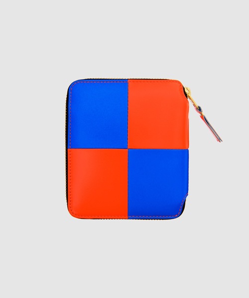 Wallet COMME des GARCONS(ウォレットコム デギャルソン)の「FLUO SQUARES(8Z-H121-051)(財布・メンズ・ブルー系その他・FREE)」の2枚目の写真