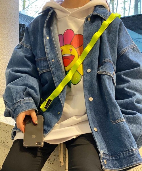 MANASTASH(マナスタッシュ)の「MANASTASH/マナスタッシュ/Chenga Strap/スマートフォンストラップ(スマホグッズ・メンズ・ブラック/ダークグリーン/パープル/レッド/カーキ/ピンク/イエロー/オレンジ・FREE)」の5枚目の写真