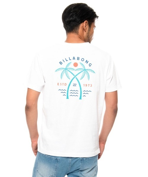 BILLABONG(ビラボン)の「BILLABONG メンズ SCHOONER Tシャツ【2021年春夏モデル】/ビラボン半袖バックプリントTシャツ(Tシャツ/カットソー・メンズ・ホワイト/グレー・MEDIUM/LARGE/X-LARGE)」の3枚目の写真
