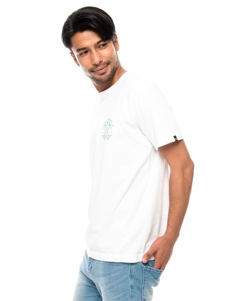 BILLABONG(ビラボン)の「BILLABONG メンズ SCHOONER Tシャツ【2021年春夏モデル】/ビラボン半袖バックプリントTシャツ(Tシャツ/カットソー・メンズ・ホワイト/グレー・MEDIUM/LARGE/X-LARGE)」の4枚目の写真
