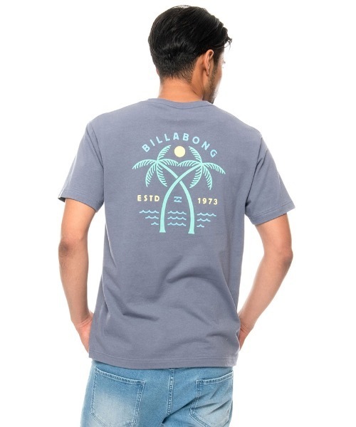 BILLABONG(ビラボン)の「BILLABONG メンズ SCHOONER Tシャツ【2021年春夏モデル】/ビラボン半袖バックプリントTシャツ(Tシャツ/カットソー・メンズ・ホワイト/グレー・MEDIUM/LARGE/X-LARGE)」の5枚目の写真